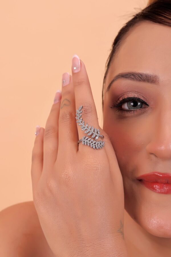 Leaf and Vine Diamond Wedding Ring – A Symbol of Love, Nature, and Eternal Beauty