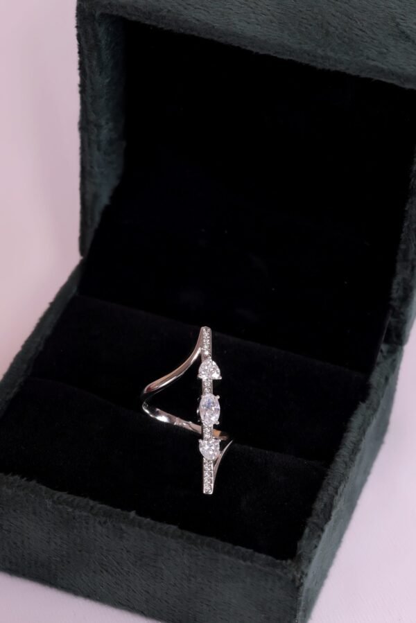 Radiate timeless elegance with this exquisite White Diamond Pavé Ring 💎✨. Set in premium white gold, its pavé-set diamonds shimmer with breathtaking brilliance, creating an eternal symbol of luxury, love, and sophistication 💍🌟—perfect for engagements, anniversaries, or as a statement of refined style. - Image 7