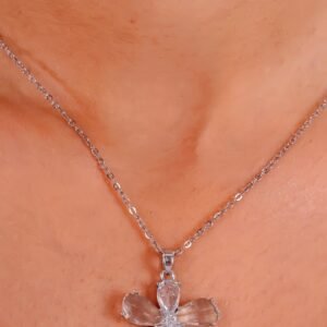 Dazzling Crystal Butterfly Jewelry Set – Elegant Necklace & Earrings for a Timeless Sparkling Look