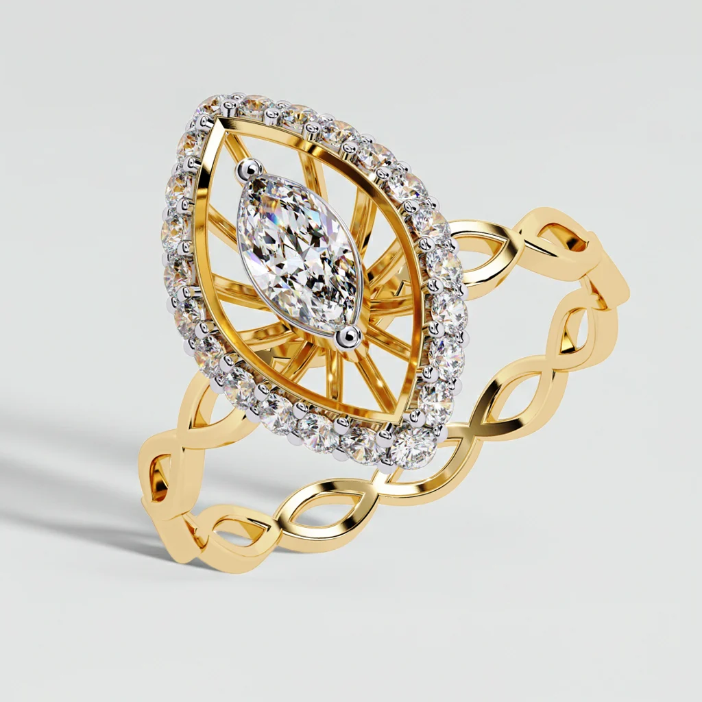 Vintage Spinner Diamond Ring