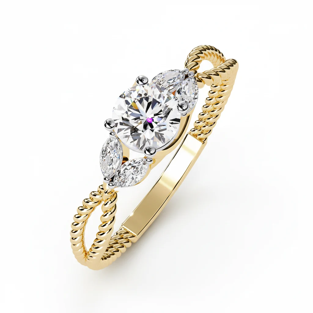 Eternal Knot Diamond Ring