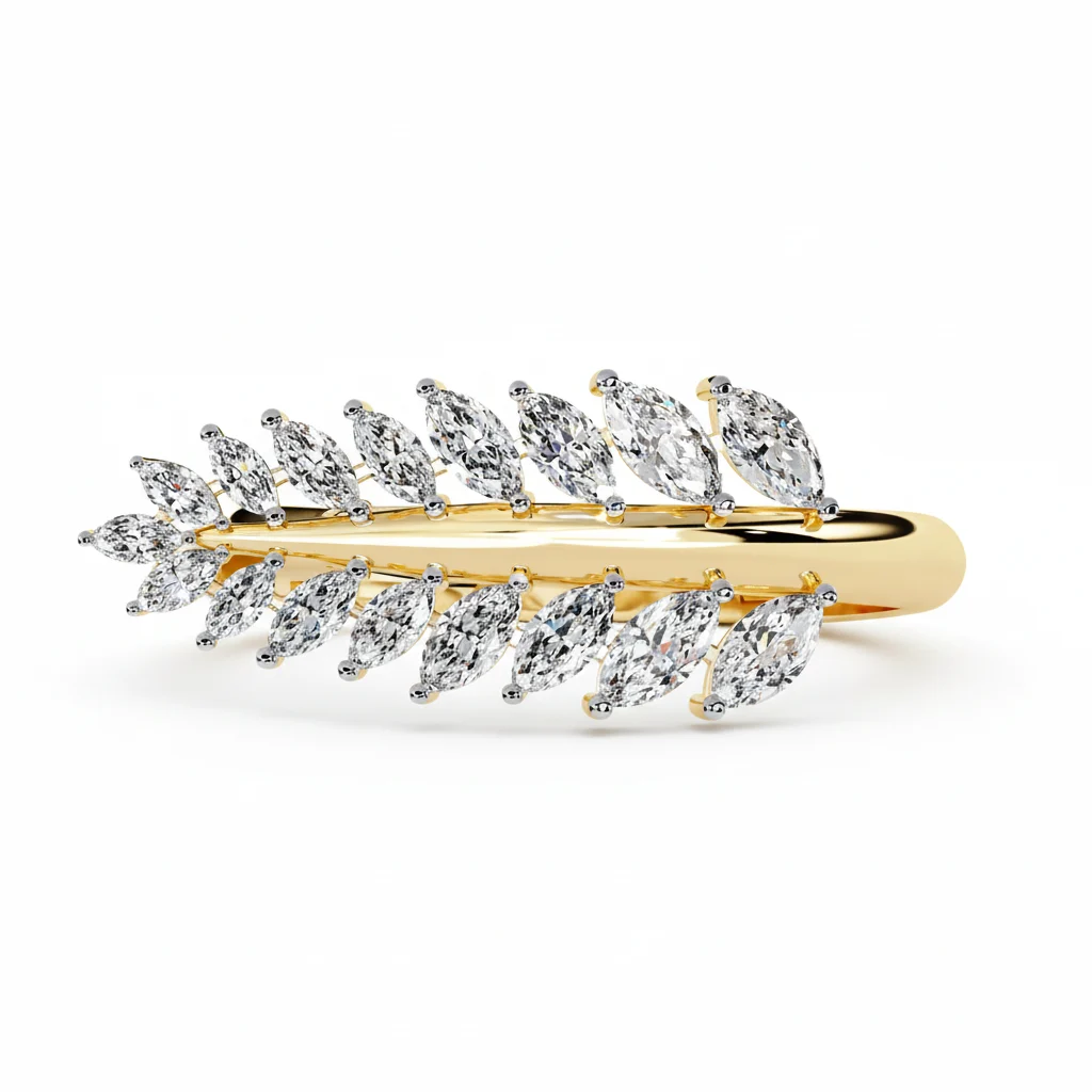 Foliage Flair Diamond Ring
