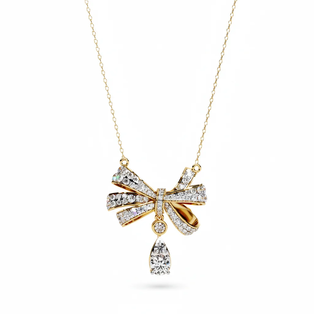 Glamorous Bow Necklace
