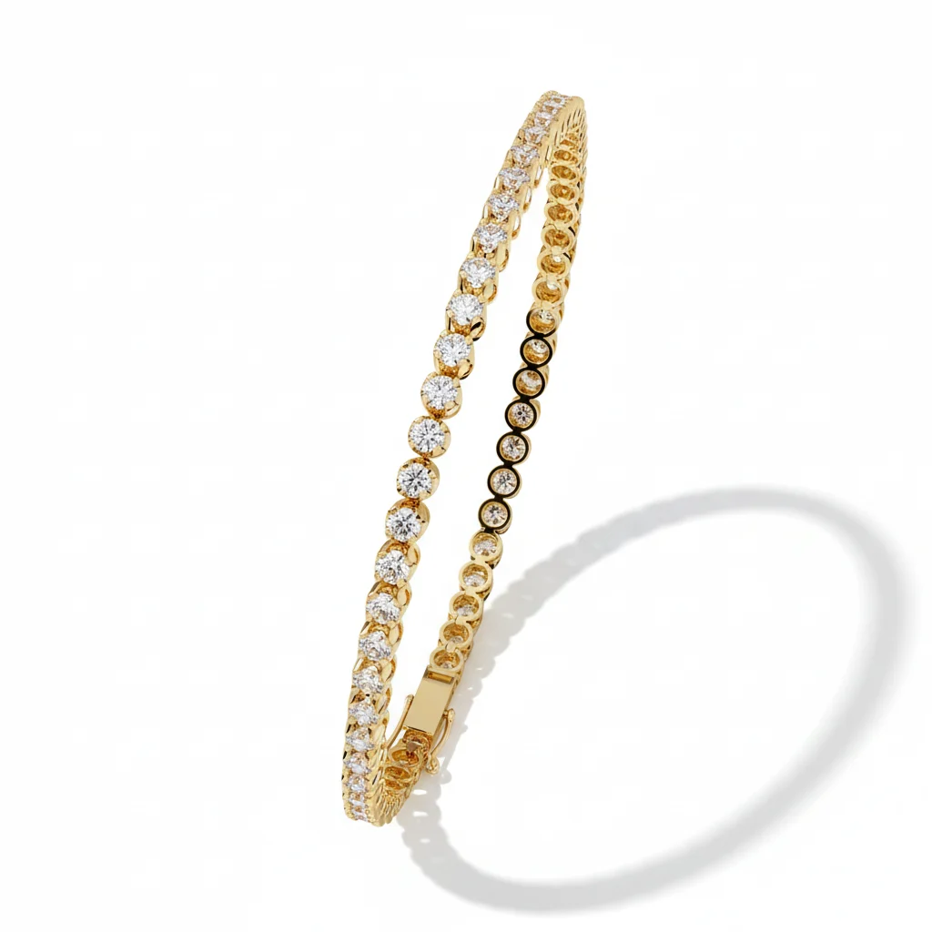 Single Row Diamond Bracelet