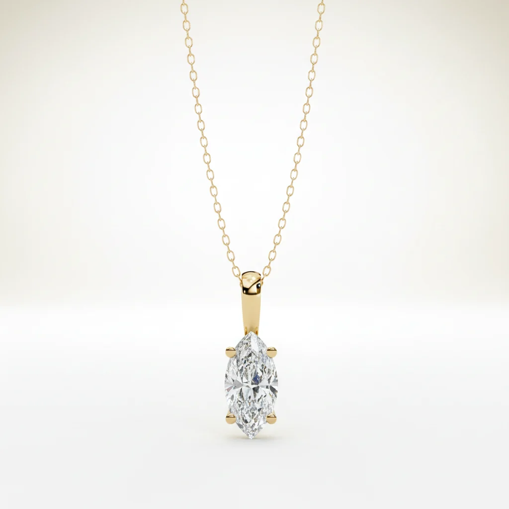 Marquise Diamond Pendant